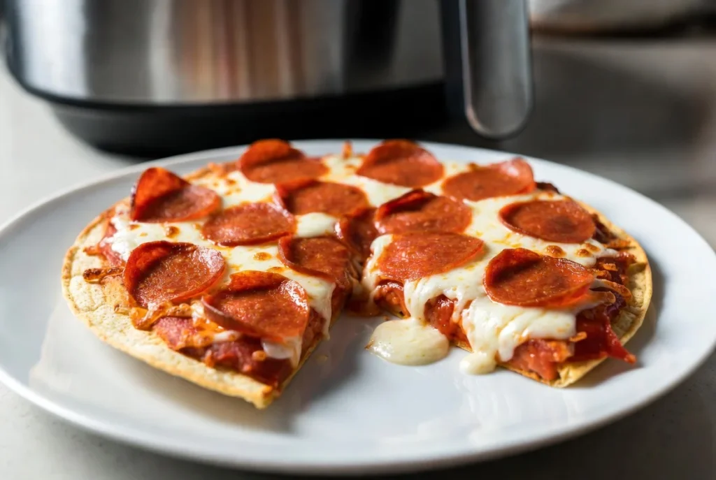 Air Fryer Pepperoni Pizza Tortillas: Crispy in Minutes
