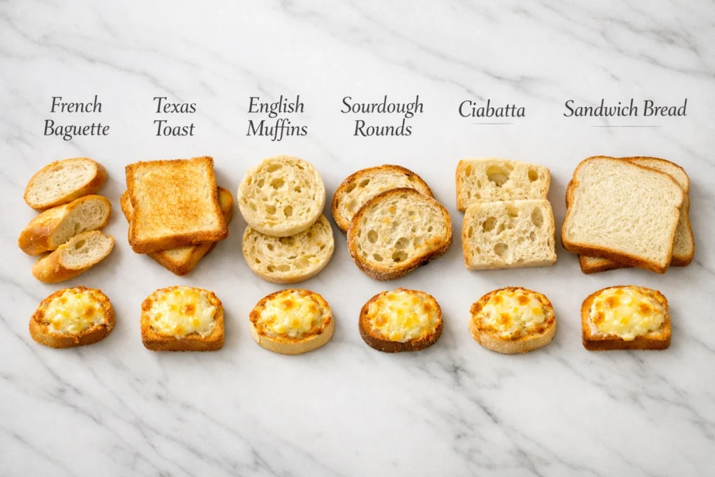 Best Bread Choices for Making Perfect Mini Garlic Toast Pizzas at Home