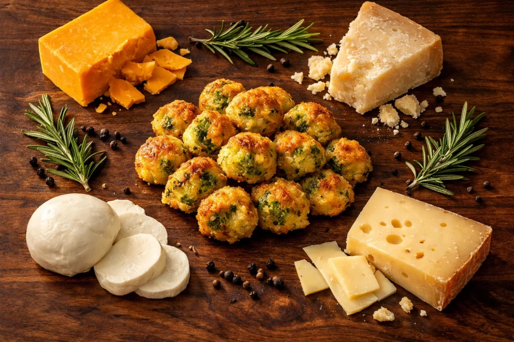Best Cheese Options for Making Perfect Broccoli Cheese Bites