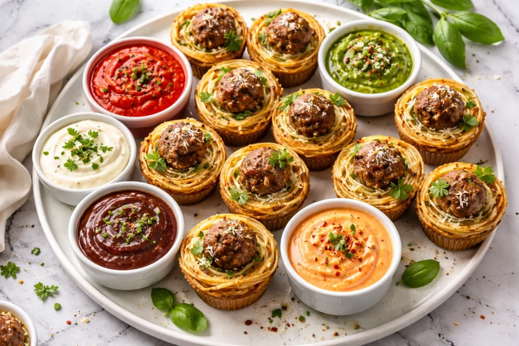 Best Sauces to Serve with Meatball Cupcakes