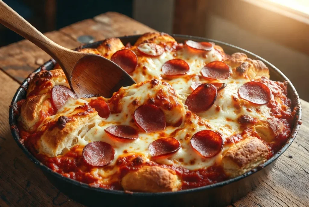 Biscuit Pizza Casserole: The Ultimate Dump-and-Bake Dinner