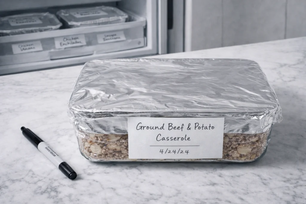 Can You Freeze Ground Beef and Potato Casserole?