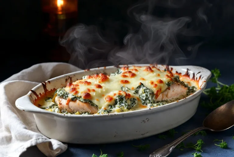 Cheesy Spinach Artichoke Chicken: Easy Creamy Chicken Bake Recipe