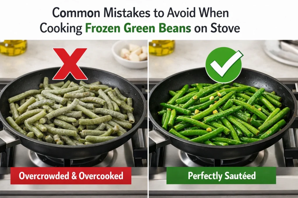 Common Mistakes to Avoid When Cooking Frozen Green Beans on Stove