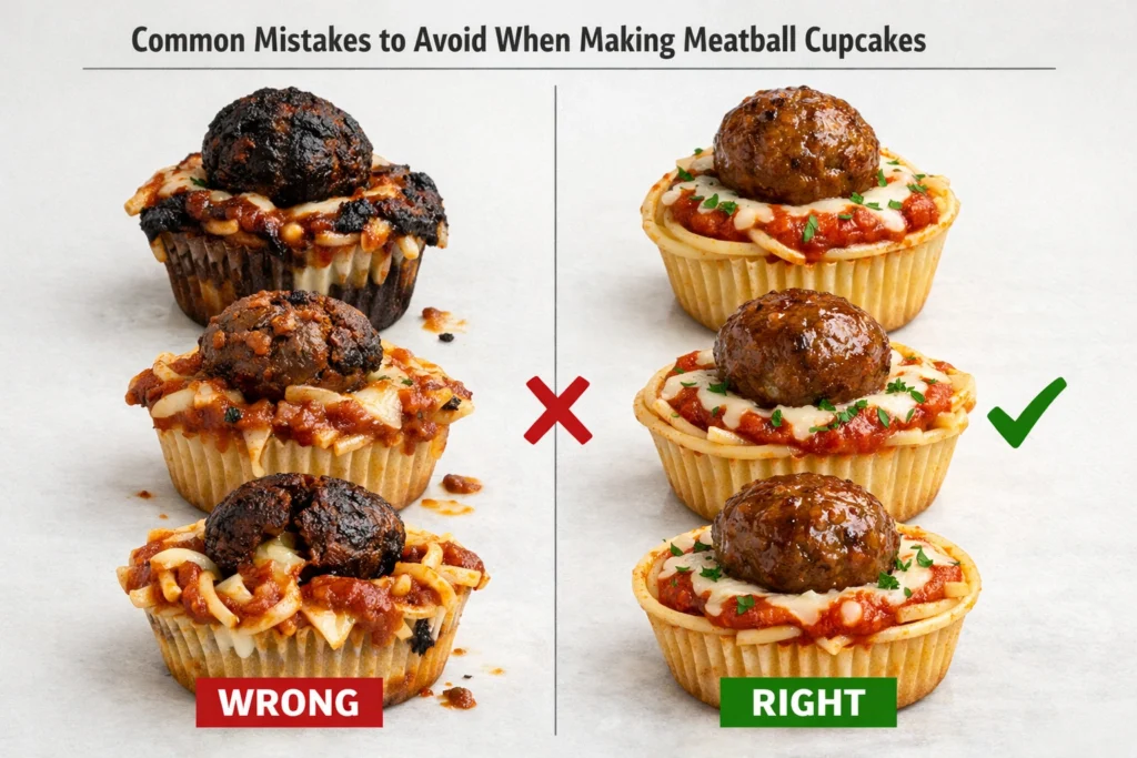 Common Mistakes to Avoid When Making Meatball Cupcakes
