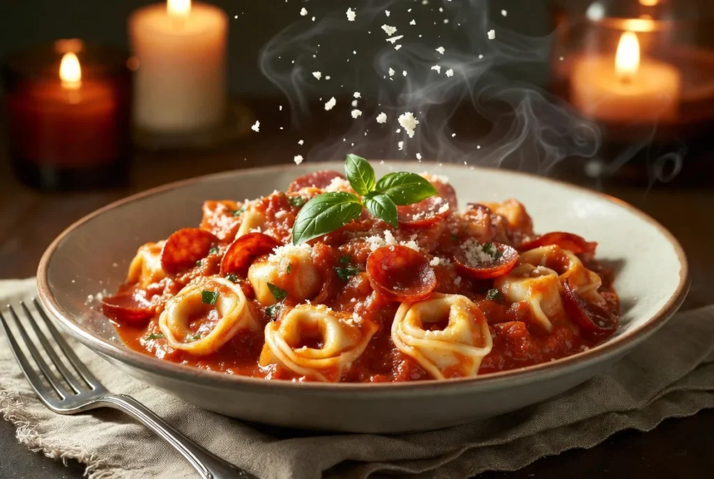 Creamy Pepperoni Tortellini: Ready in 15 Minutes