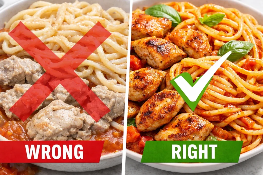12. Common Mistakes to Avoid When Making Tomato Chicken Pasta at Home