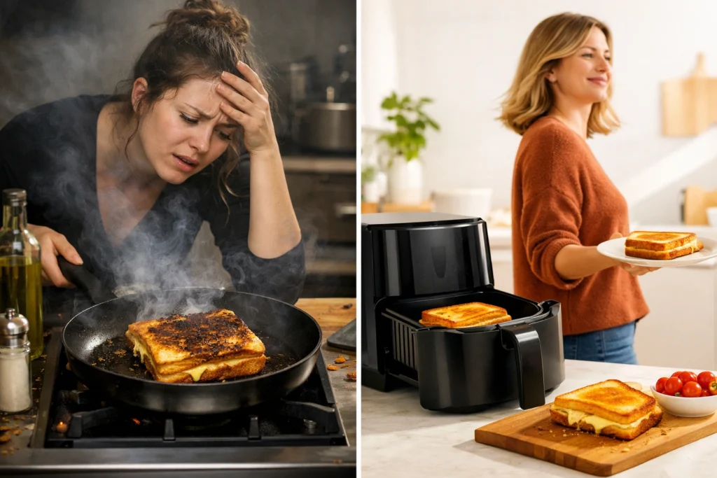12. Why This Air Fryer Grilled Cheese Recipe Beats the Stovetop Version Every Single Time