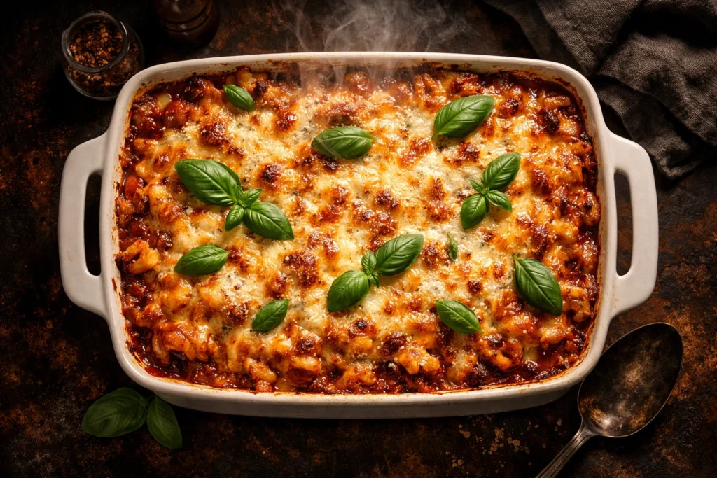 2. Classic Cheesy Pasta Bake That Picky Eaters Request Every Single Week Without Fail