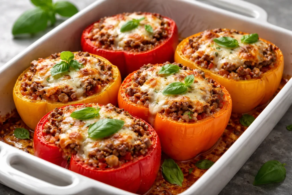 4. The Best Stuffed Bell Peppers With Ground Beef for a Complete One-Dish Meal