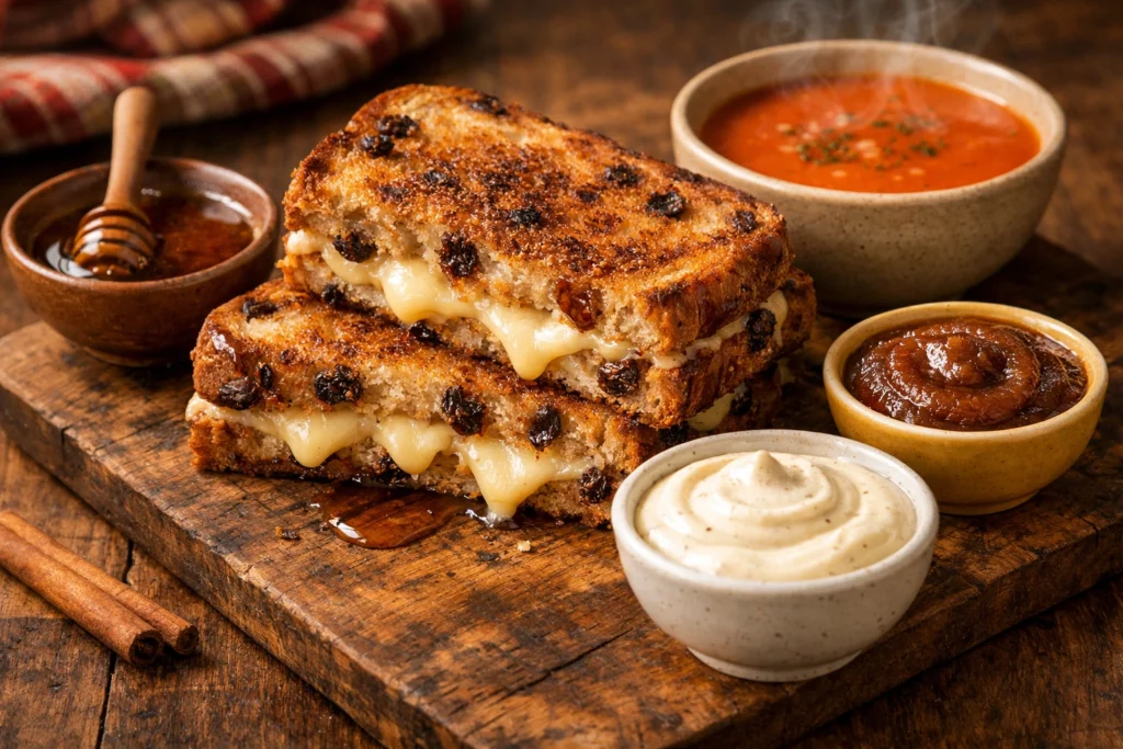 7. Best Dipping Sauces and Sides to Serve With Cinnamon Raisin Grilled Cheese