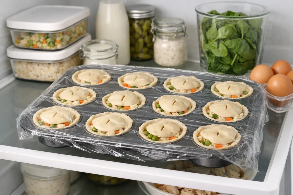 How to Make Mini Chicken Pot Pies Ahead of Time