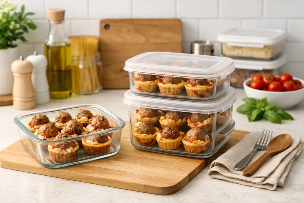 How to Make Mini Meatball Cupcakes Ahead of Time