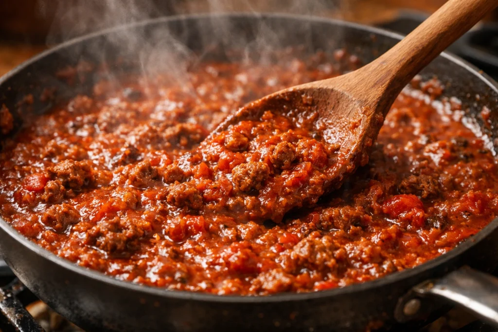 How to Make a Thick and Flavorful Meat Sauce for Tortellini