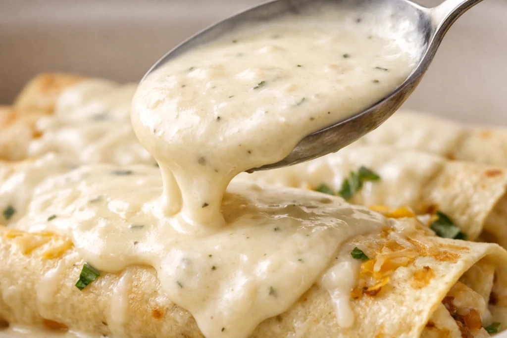 How to Make the Perfect Creamy White Enchilada Sauce