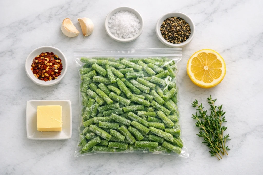 Ingredients You Need for Stove Top Frozen Green Beans