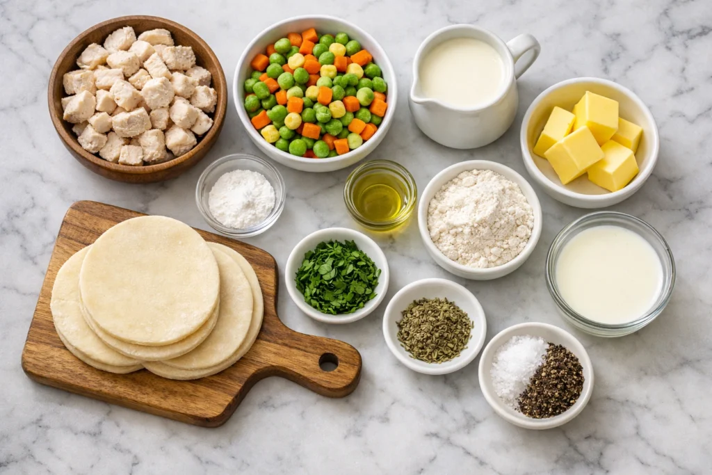 Ingredients You Need for the Best Mini Chicken Pot Pies