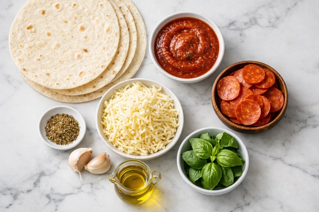 Ingredients You Need to Make Pizza Burritos
