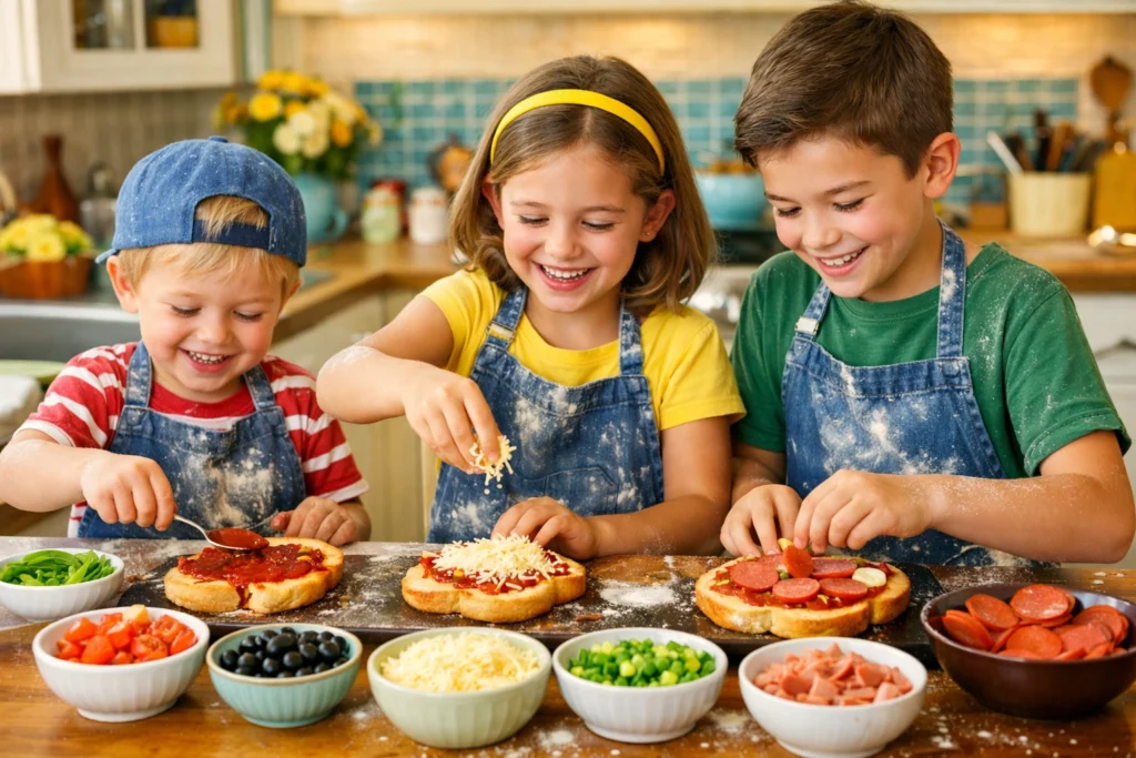 Mini Garlic Toast Pizzas for Kids: Fun Easy and Totally Customizable