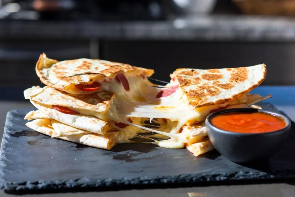 Pepperoni Pizza Quesadillas: Ready in 5 Minutes Flat