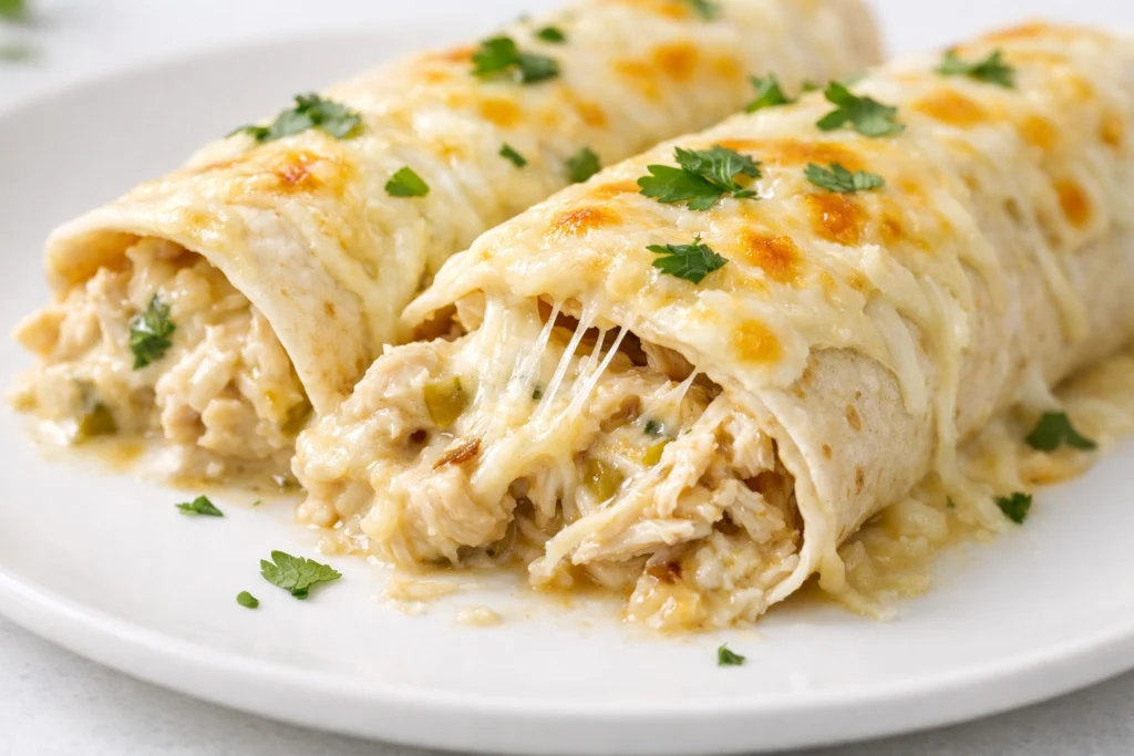 What Are Creamy White Chicken Enchiladas?