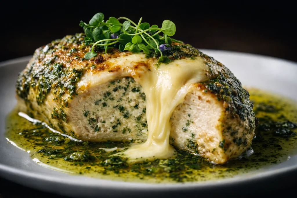 What Is Cream Cheese Pesto Baked Chicken Breasts?