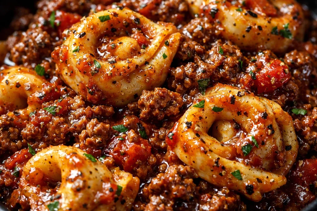 What Makes Meat Sauce Tortellini Pasta So Rich and Flavorful