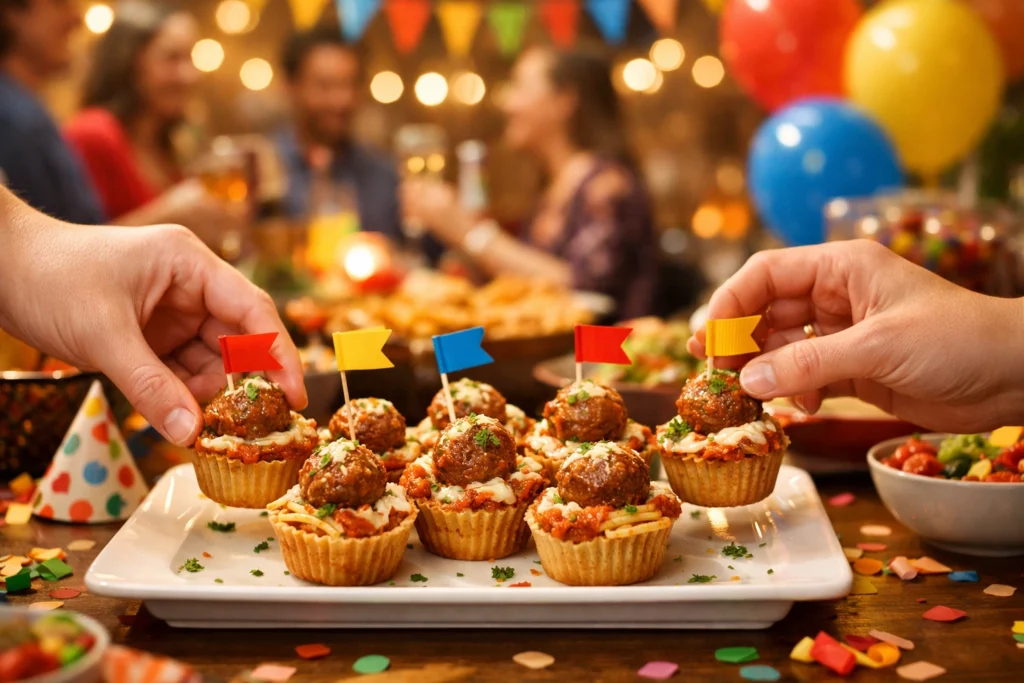 Why Everyone Loves Mini Meatball Cupcakes at Parties