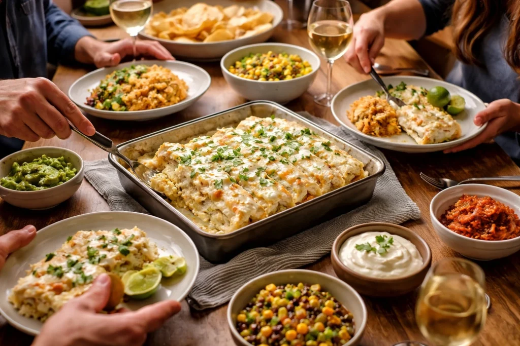 Why Everyone Loves White Chicken Enchiladas