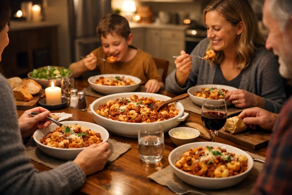 Why Meat Sauce Tortellini Pasta Is the Perfect Hearty Dinner