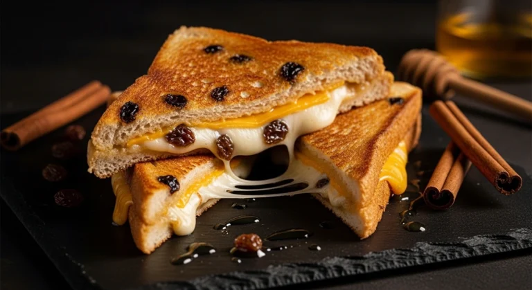 air fryer cinnamon raisin grilled cheese