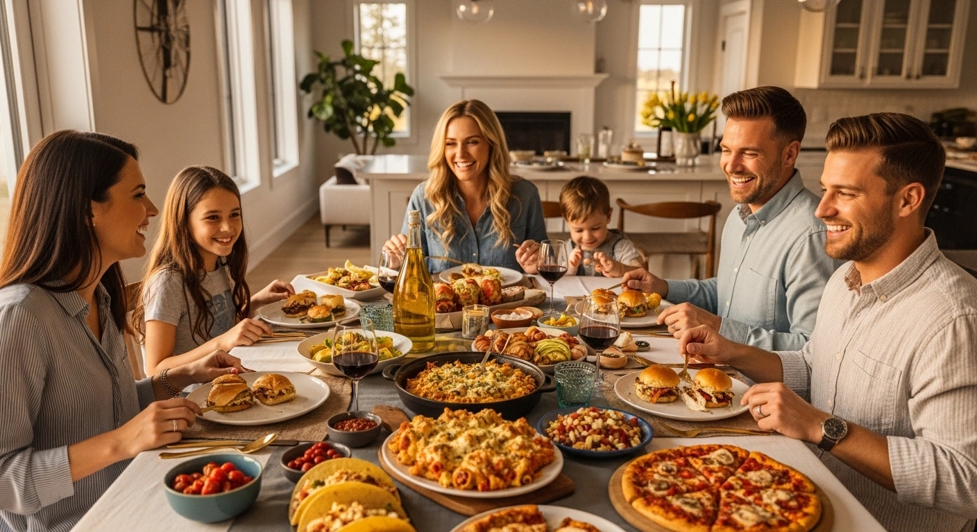 kid friendly family dinner