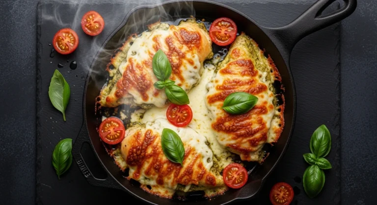 Cream Cheese Pesto Baked Chicken Breasts: The Easiest Creamy Dinner You’ll Ever Make