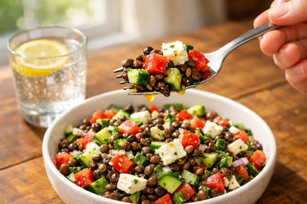 What Makes Chopped Lentil Salad With Lemon Dressing So Incredibly Good