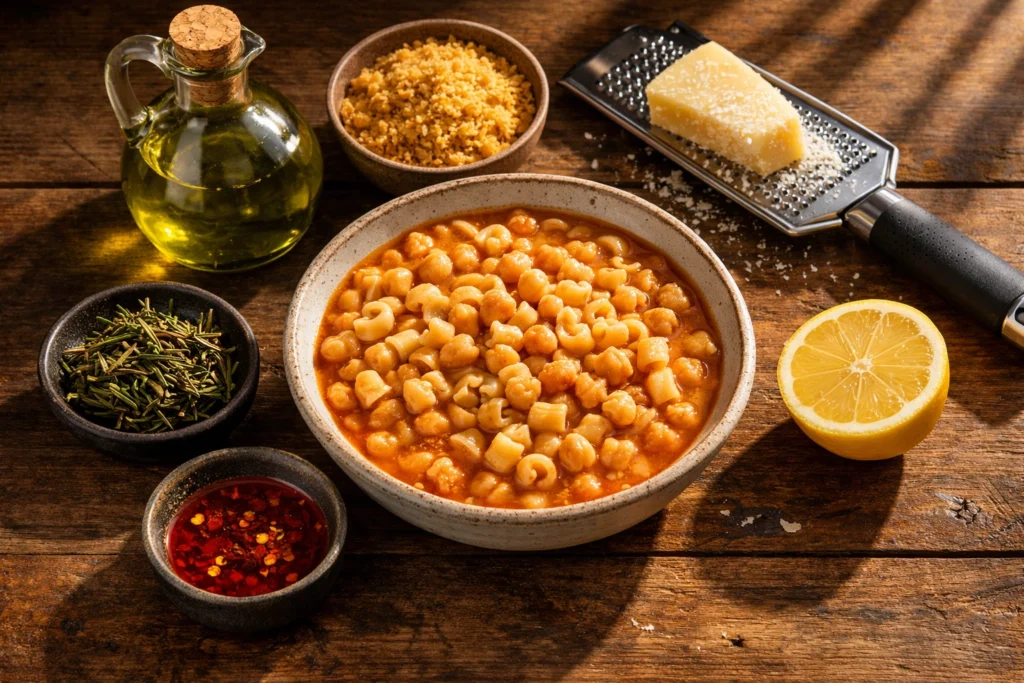 10. Best Toppings Garnishes and Finishing Oils for Pasta e Ceci