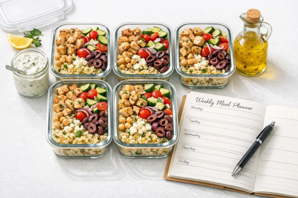 Greek Cauliflower Bowl Meal Prep Guide That Saves You Time All Week