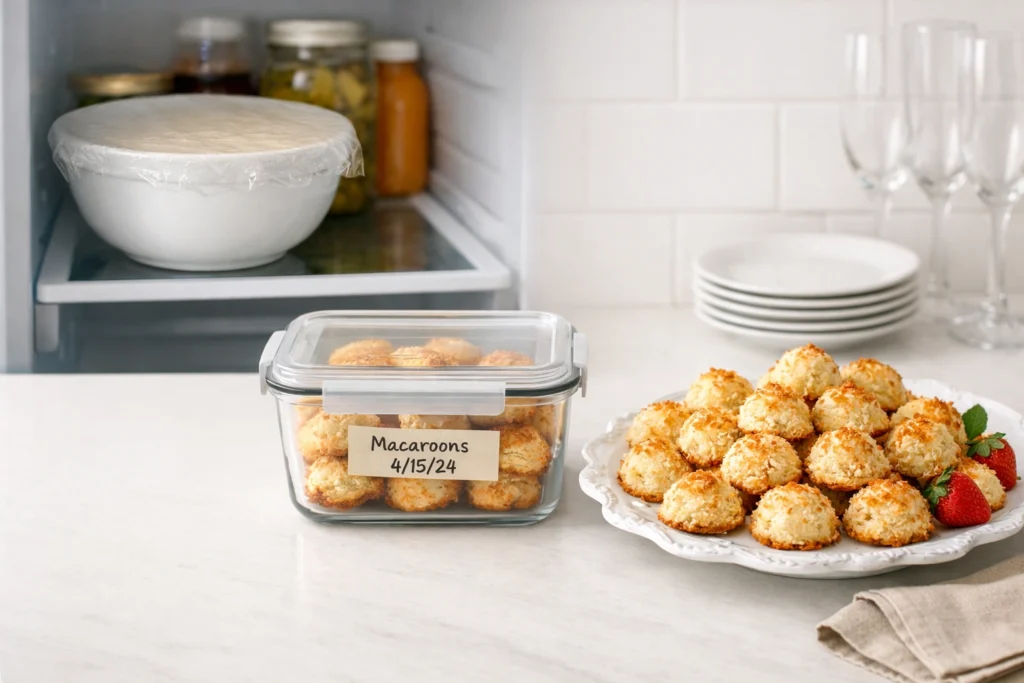 How to Make 3 Ingredient Coconut Macaroons Ahead of Time