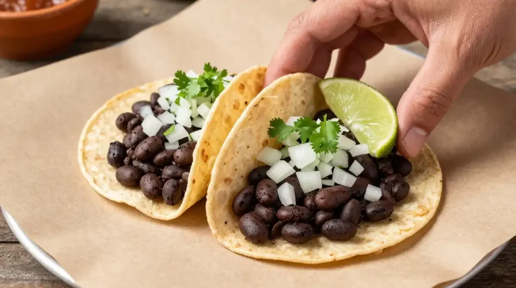 How to Make Easy Black Bean Street Tacos With Authentic Mexican Flavor