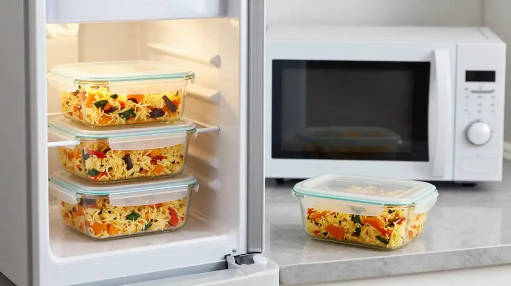 How to Store and Reheat Vegetable Biryani