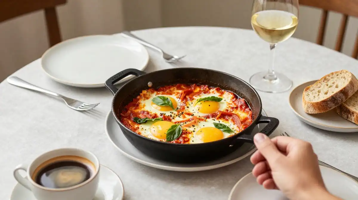 How to Serve Chickpea Shakshuka for Breakfast Lunch and Dinner