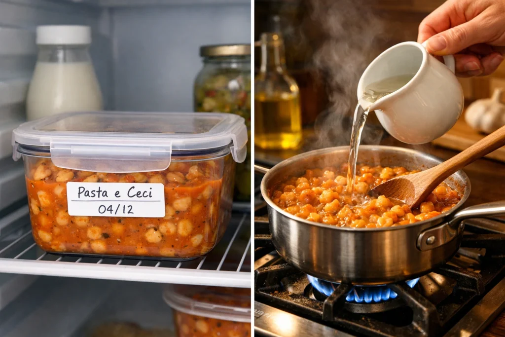 11. How to Store Reheat and Revive Pasta e Ceci Leftovers Perfectly
