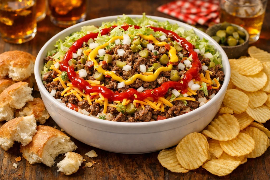 Ugly Dip With Ground Beef Recipes That Satisfy Every Crowd