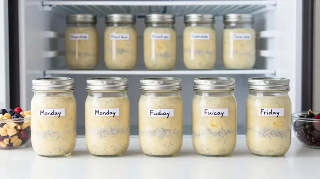 How to Make Banana Chia Pudding Greek Yogurt for Meal Prep