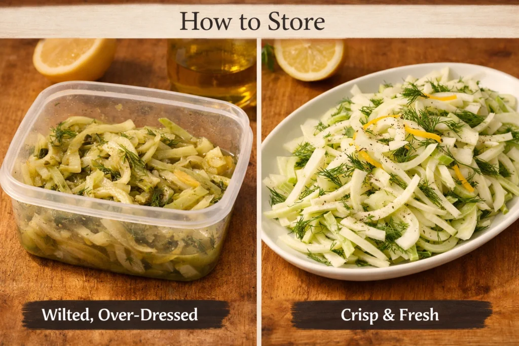 13: How to Store and Keep Your Fennel Salad Fresh