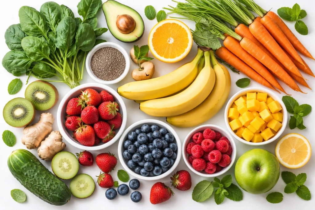 Best Fruits and Vegetables to Use in Healthy Smoothie Recipes