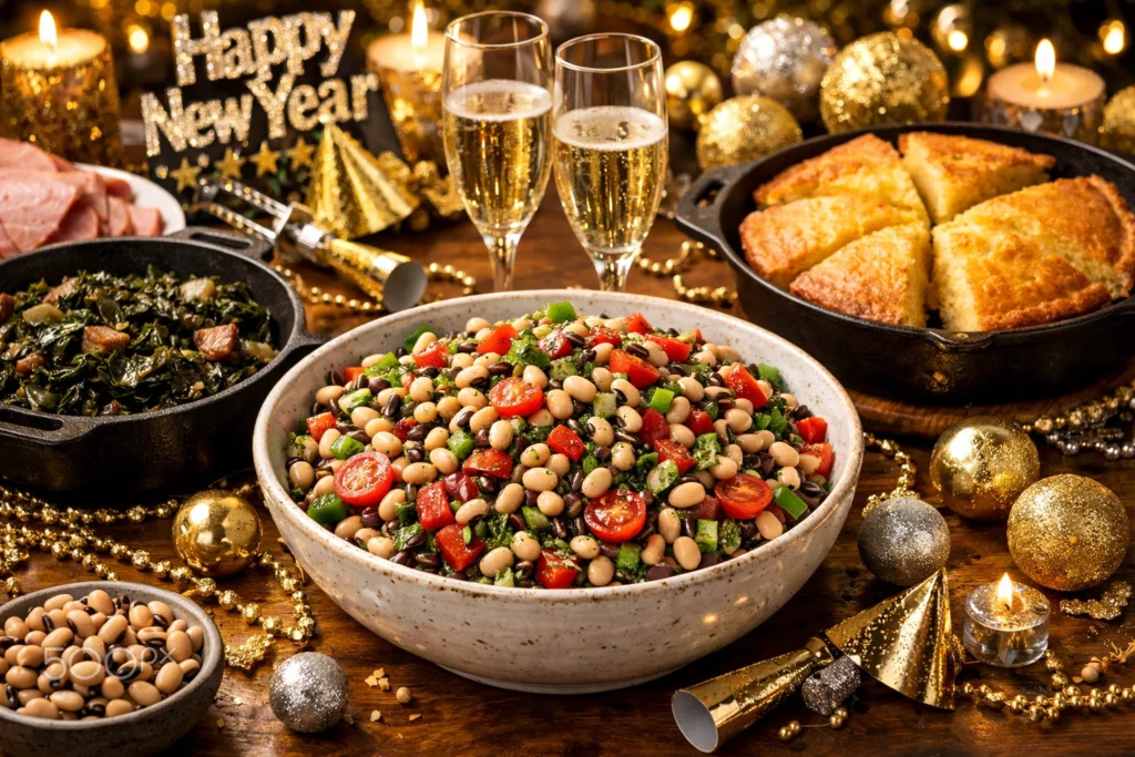 Black Eyed Pea Salad for New Years That Brings Luck and Great Flavor