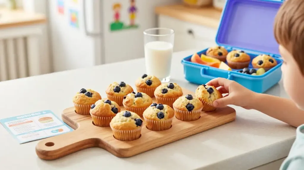 Healthy Blueberry Muffins for Kids and Toddler Friendly Snacking
