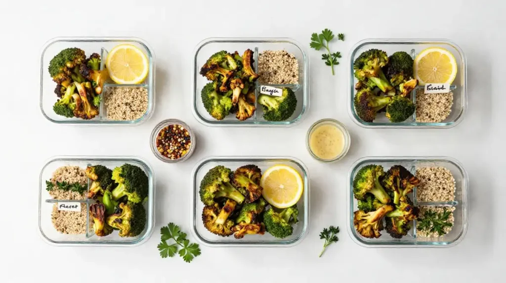 13. How to Meal Prep Roasted Broccoli Salad for a Week of Healthy and Delicious Lunches