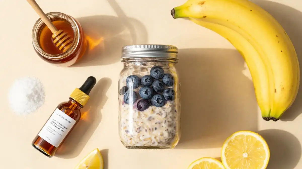 How to Sweeten Blueberry Overnight Oats Naturally Without Refined Sugar