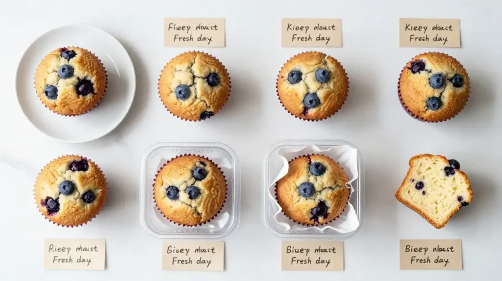 How to Keep Healthy Blueberry Muffins Moist and Fresh for Days